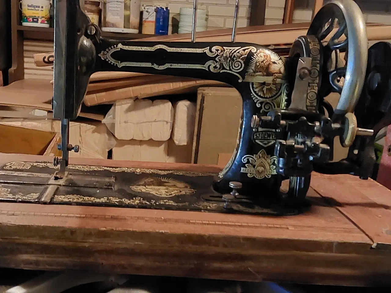 Billede 1 - ANTIK dekorations SYMASKINE