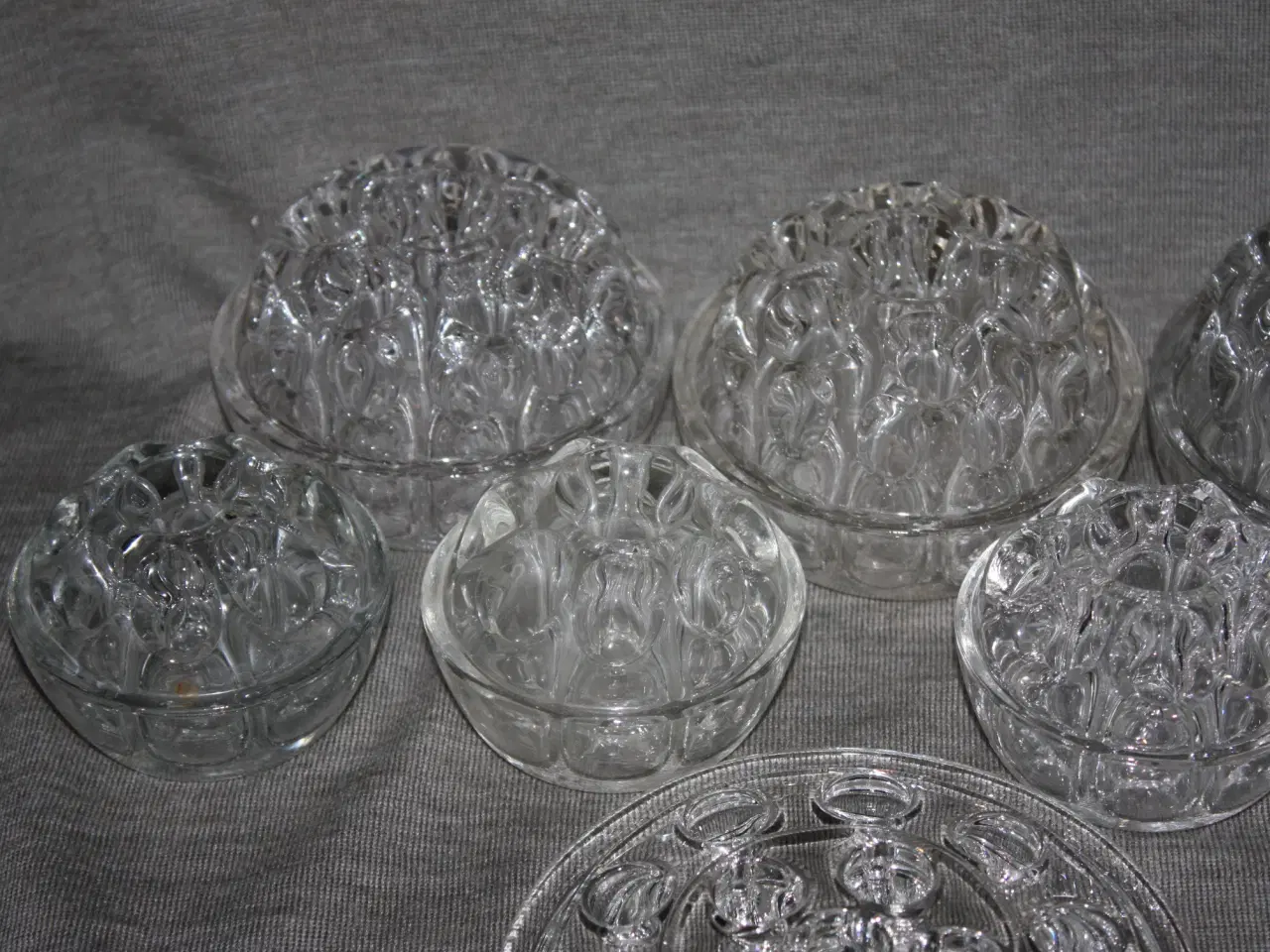 Billede 2 - Gammel glas Flower frog / blomsterstager 