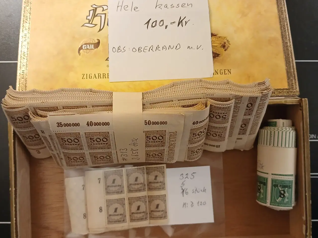 Billede 2 - Tyskland (78) Deutsches Reich Inflationsmærker. Ci