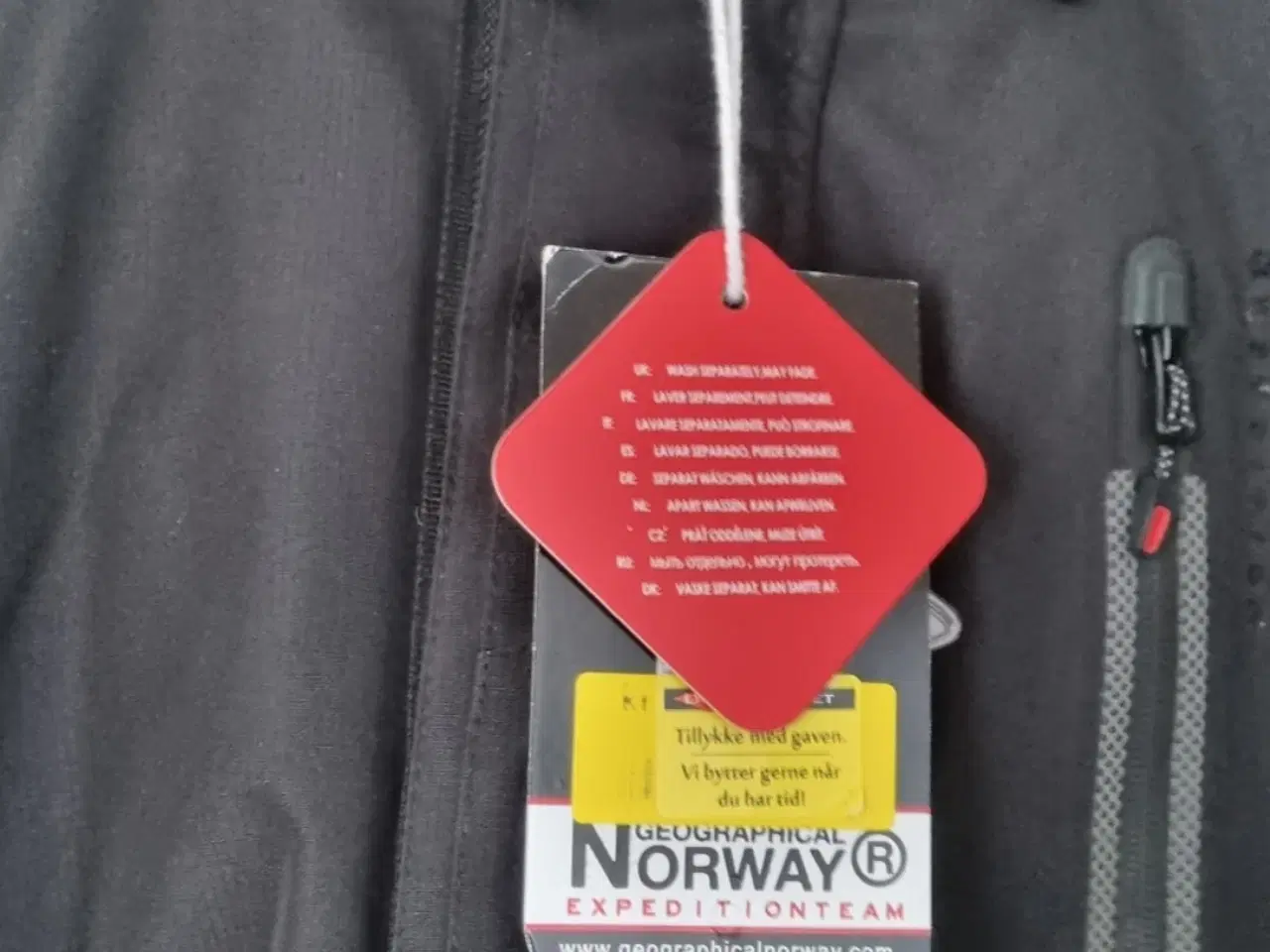 Billede 2 - GEOGRAPHICAL NORWAY EXPEDITION, sort vinter jakke 