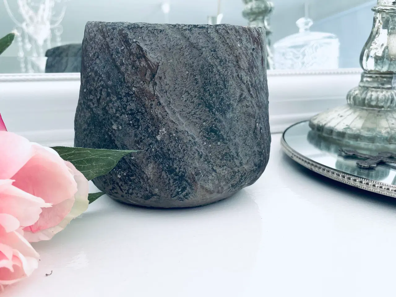 Billede 12 - Flot rustik Urtepotteskjuler brugskunst 