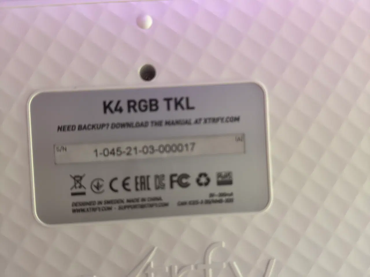 Billede 6 - Xtrfy k4 TKL keyboard