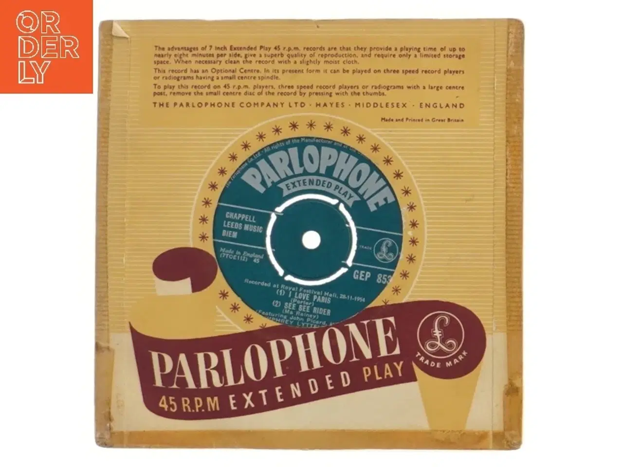 Billede 2 - Parlophone extended play vinyler