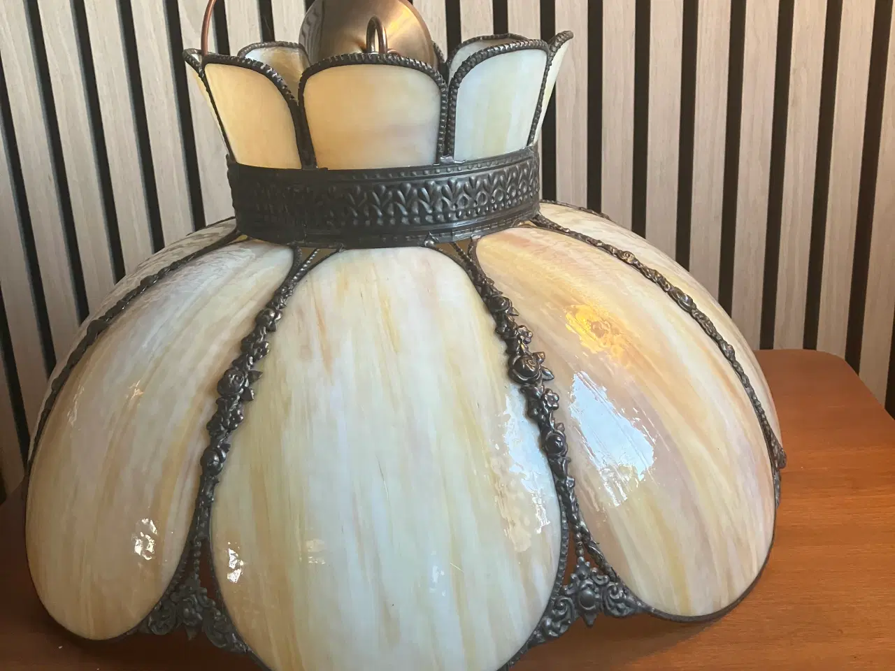 Billede 3 - Rigtig flot Tiffany stil loftslampe