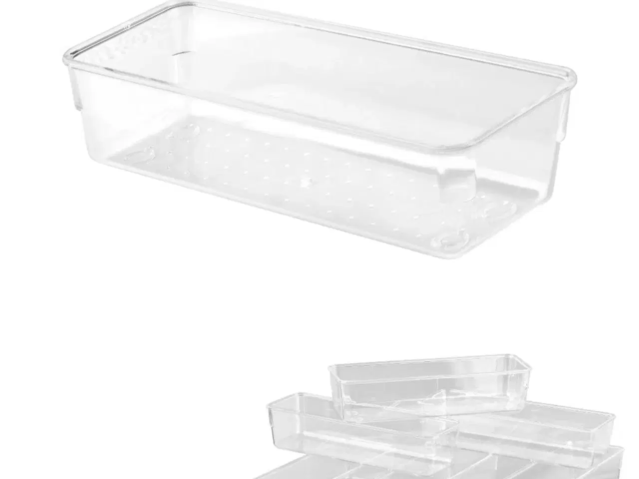 Billede 5 - Skrivebordsorganisator i akryl – sæt med 25 dele, transparent