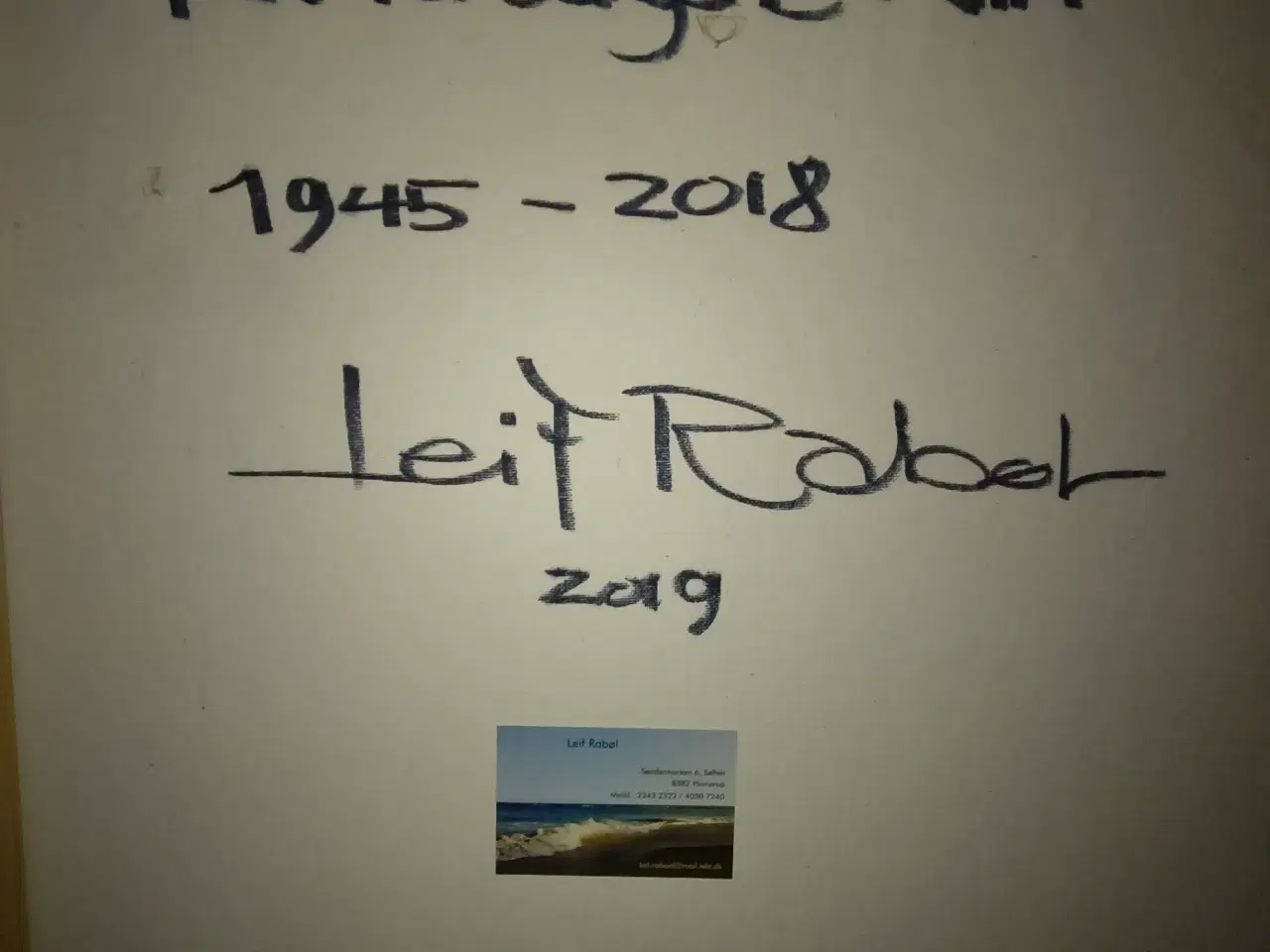 Billede 2 - Maleri, Kim Larsen.