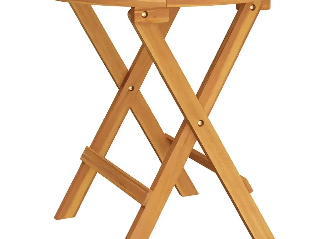 Billede 2 - Bistrobord Ø46x47 cm massivt akacietræ