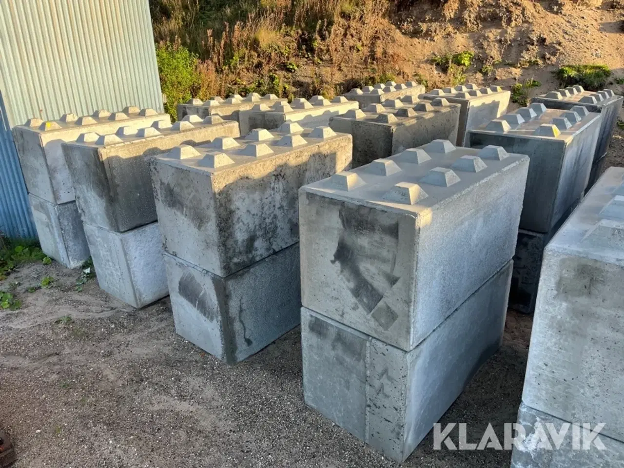 Billede 3 - Betonblokke / siloklodser 25 styk - 160x80x80cm
