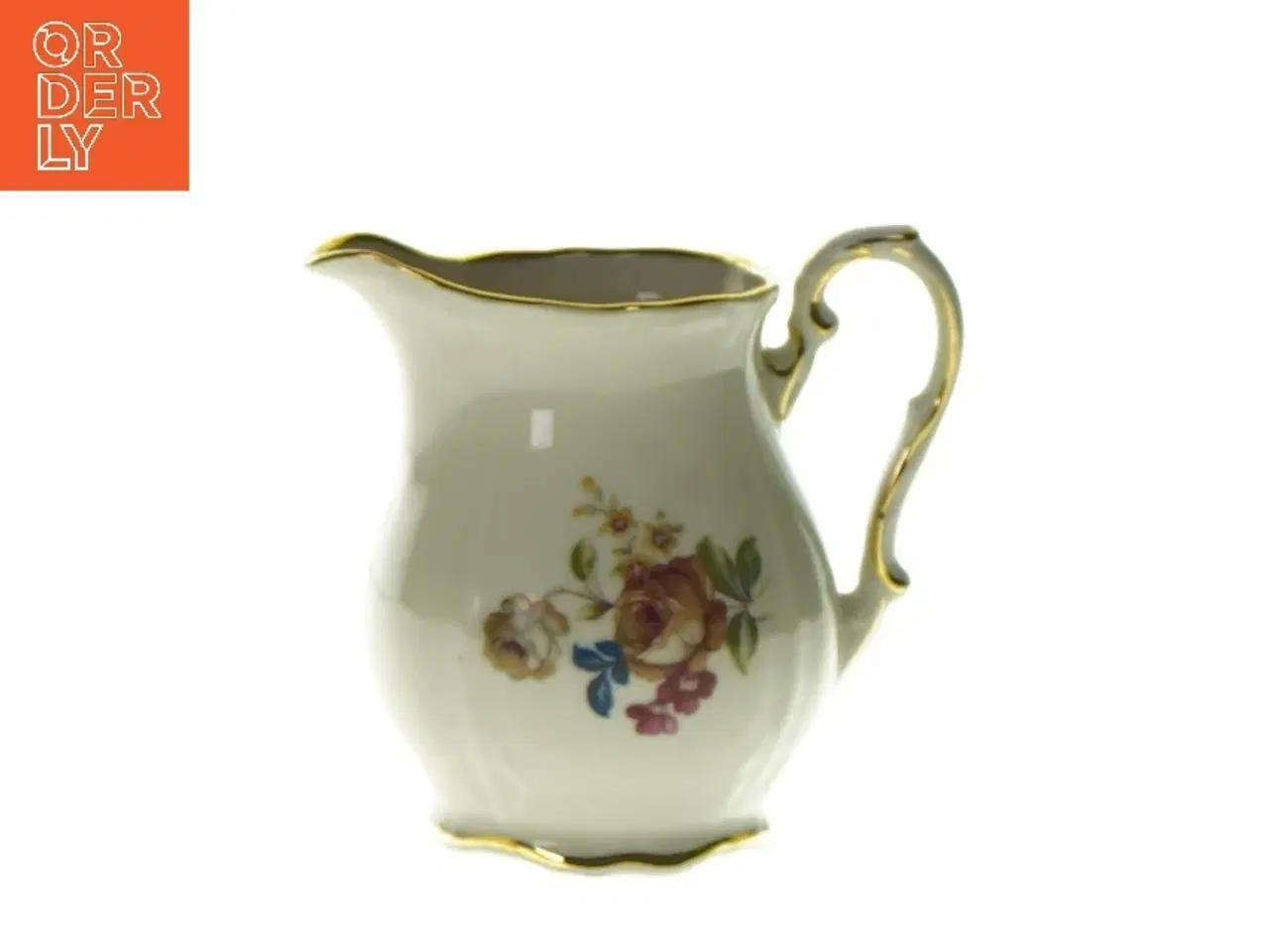 Billede 1 - Kande med blomstermønster fra Bucka&Nissen (str. HØ:11x8cm)