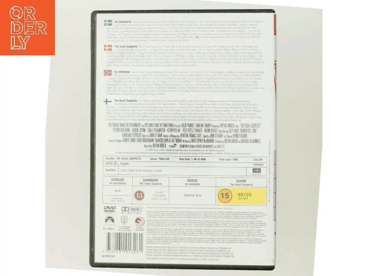 Billede 3 - The Usual Suspects med Stephen Baldwin (DVD)