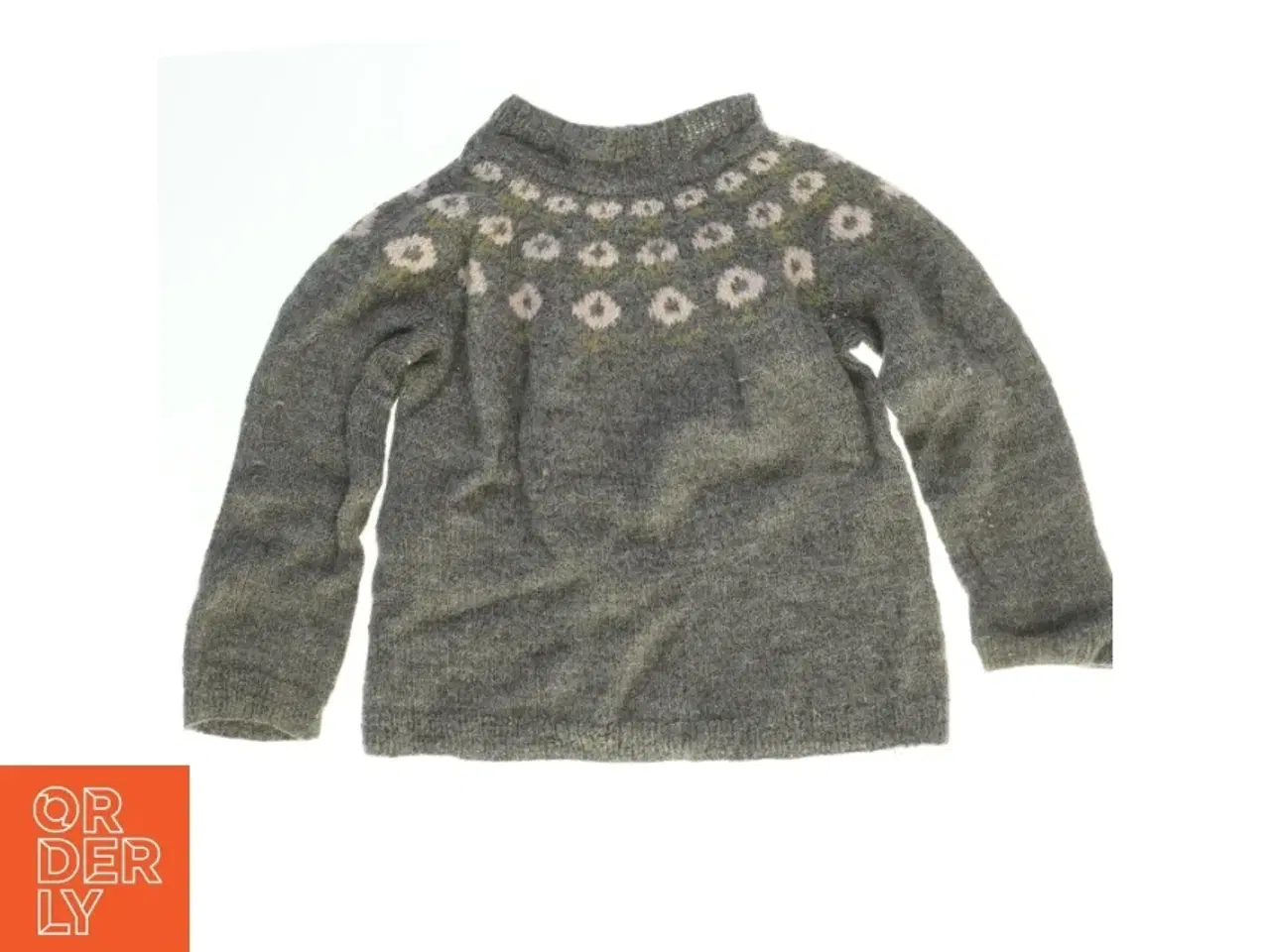 Billede 1 - Strikket sweater (str. Bryst, 30 cm. længde. 33. cm)
