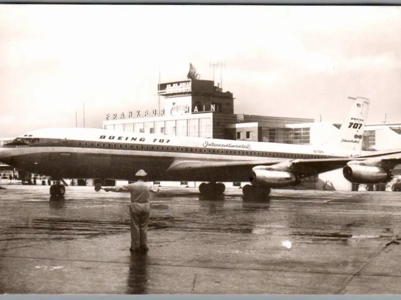 Billede 1 - Boeing 707 - Frankfur/main - Tyskland - Ubrugt