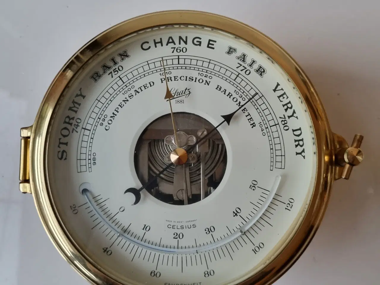 Billede 3 - Skibs-ur og skibs-barometer 
