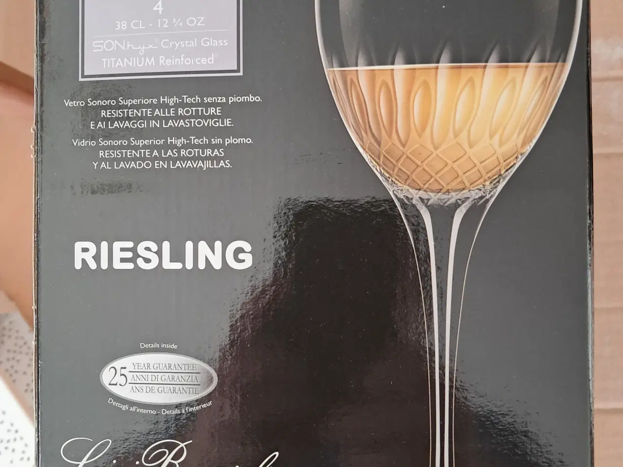 Billede 1 - Luigi Bormioli Diamante Hvidvin Glas 38 Cl