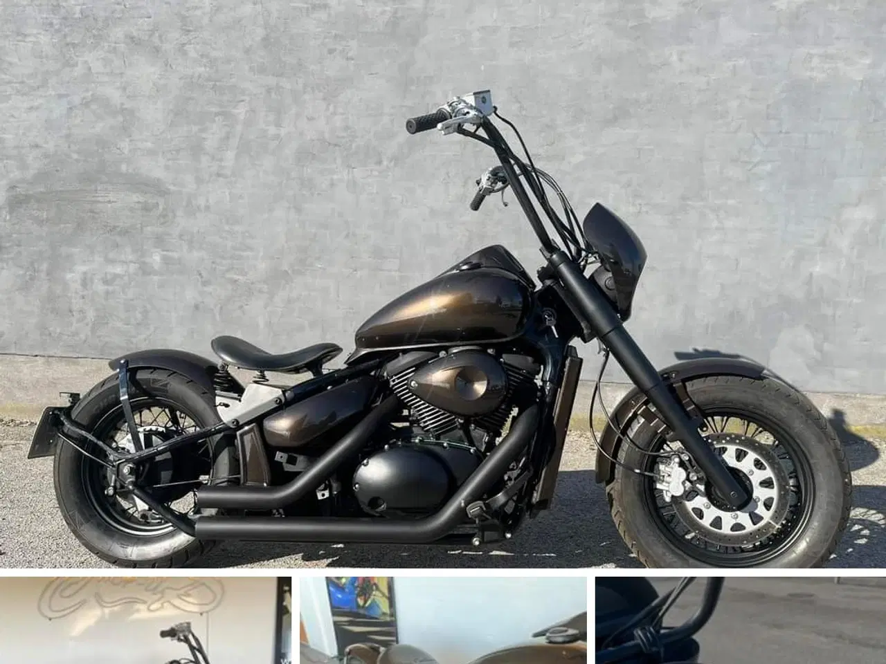 Billede 6 - Suzuki vl800 ombygget fra chop up