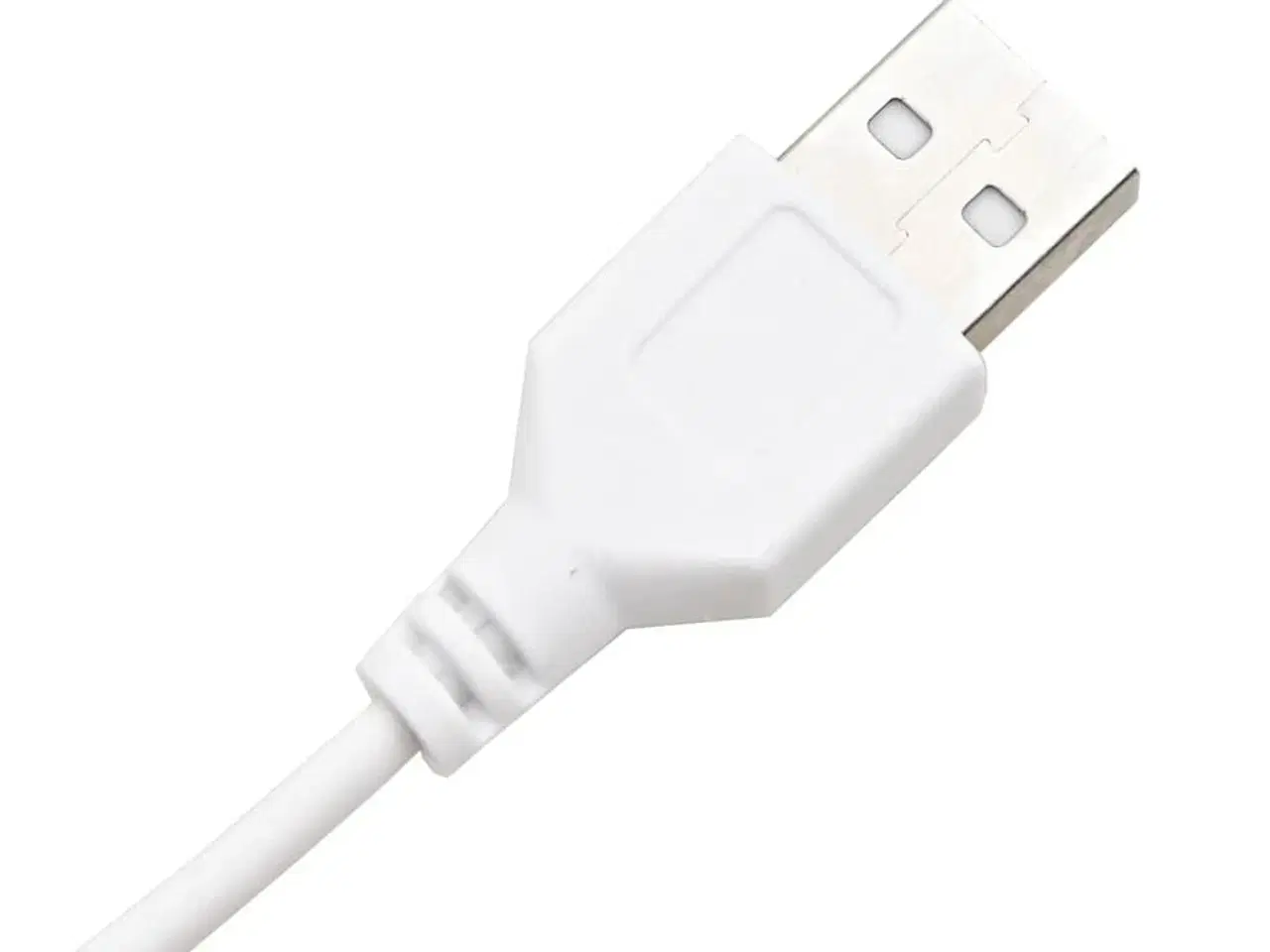 Billede 11 - Makeupbord med LED-lys 74,5x40x141 cm hvid højglans