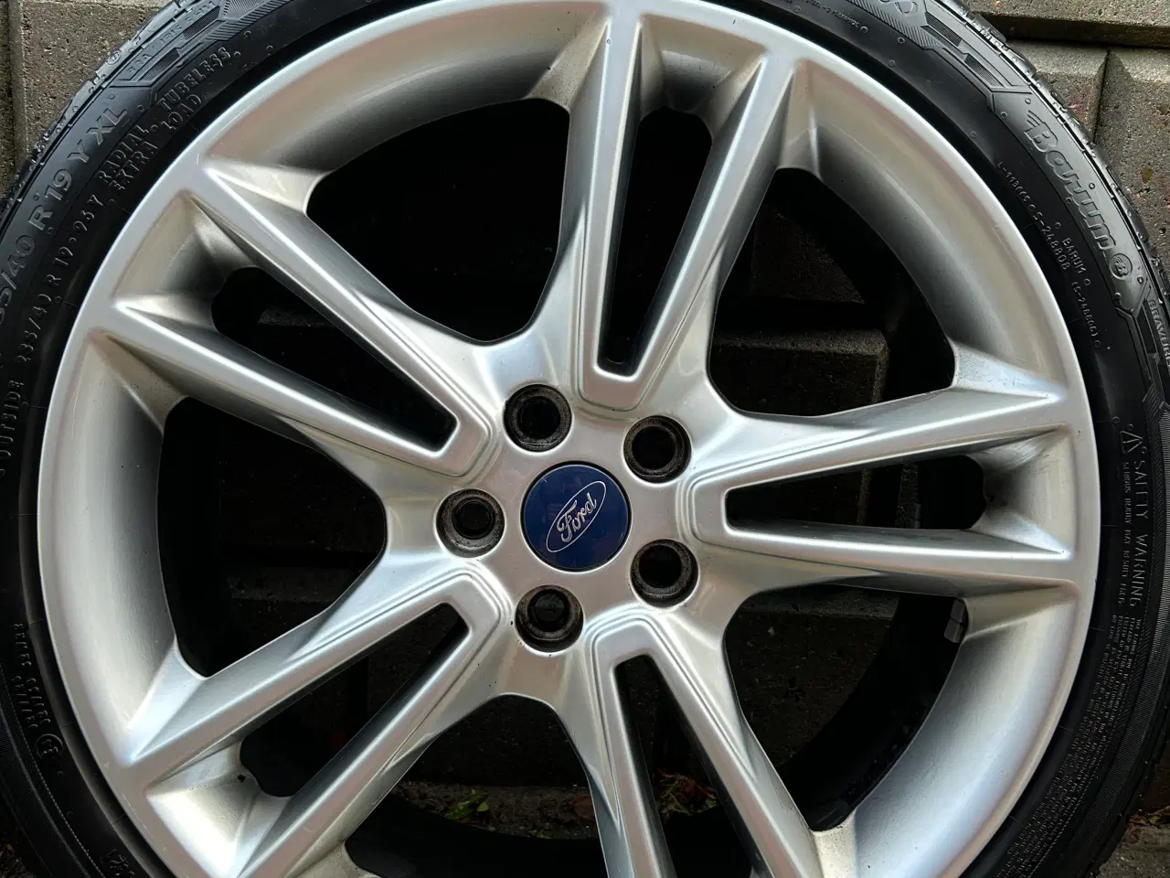 Billede 6 - Originale Ford 19” alufælge med sommerdæk