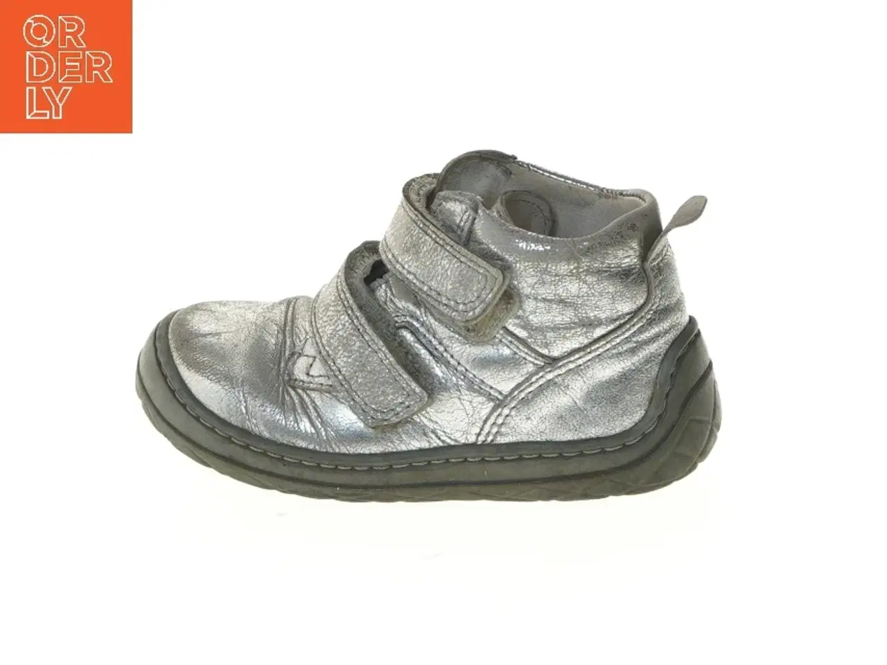 Billede 1 - Sølvfarvede børnesko med velcro fra Superfit (str. 23 )