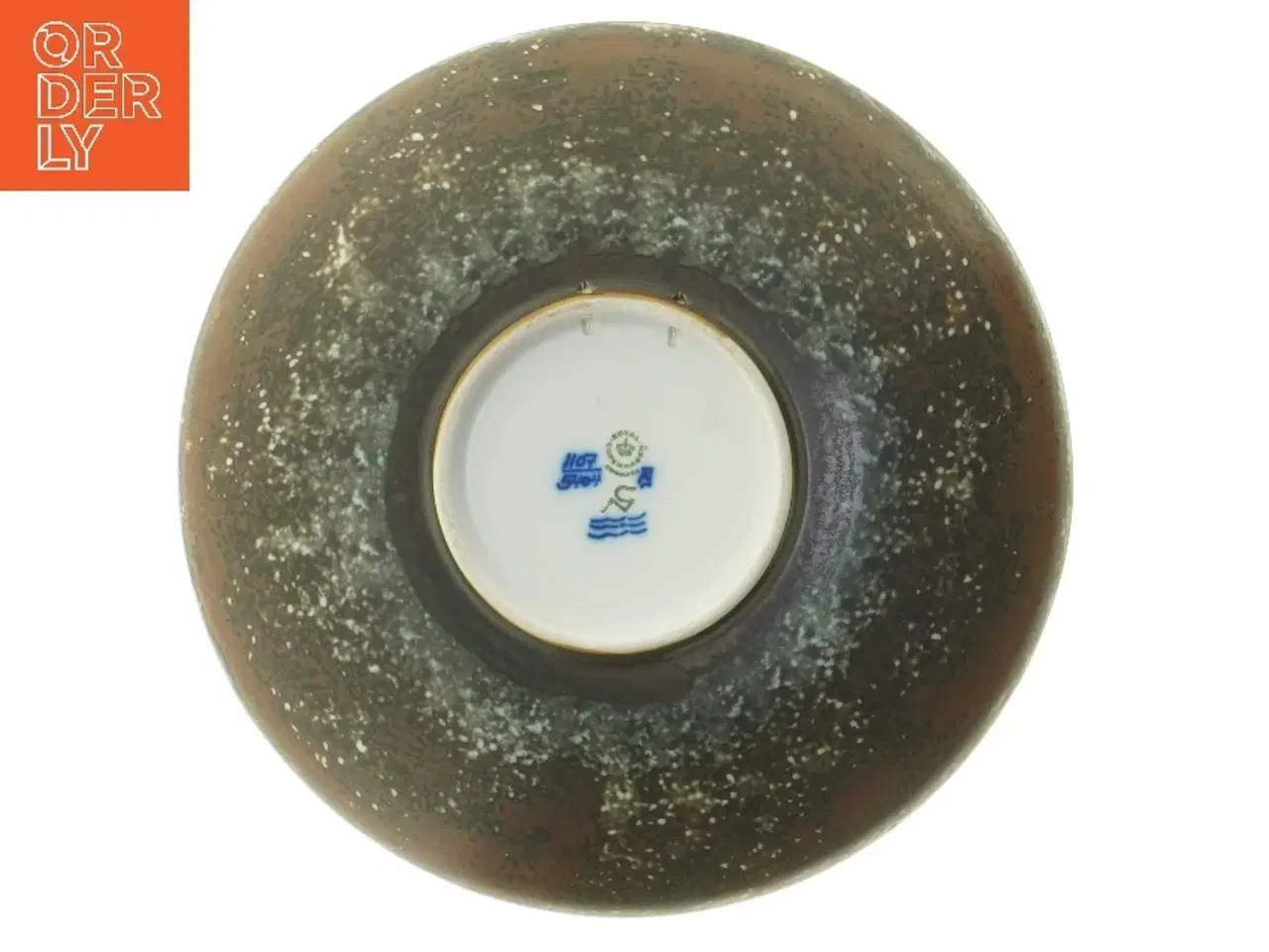 Billede 4 - Dekorativ skål med fuglemotiv fra Royal Copenhagen (str. Ø 25,5 cm)