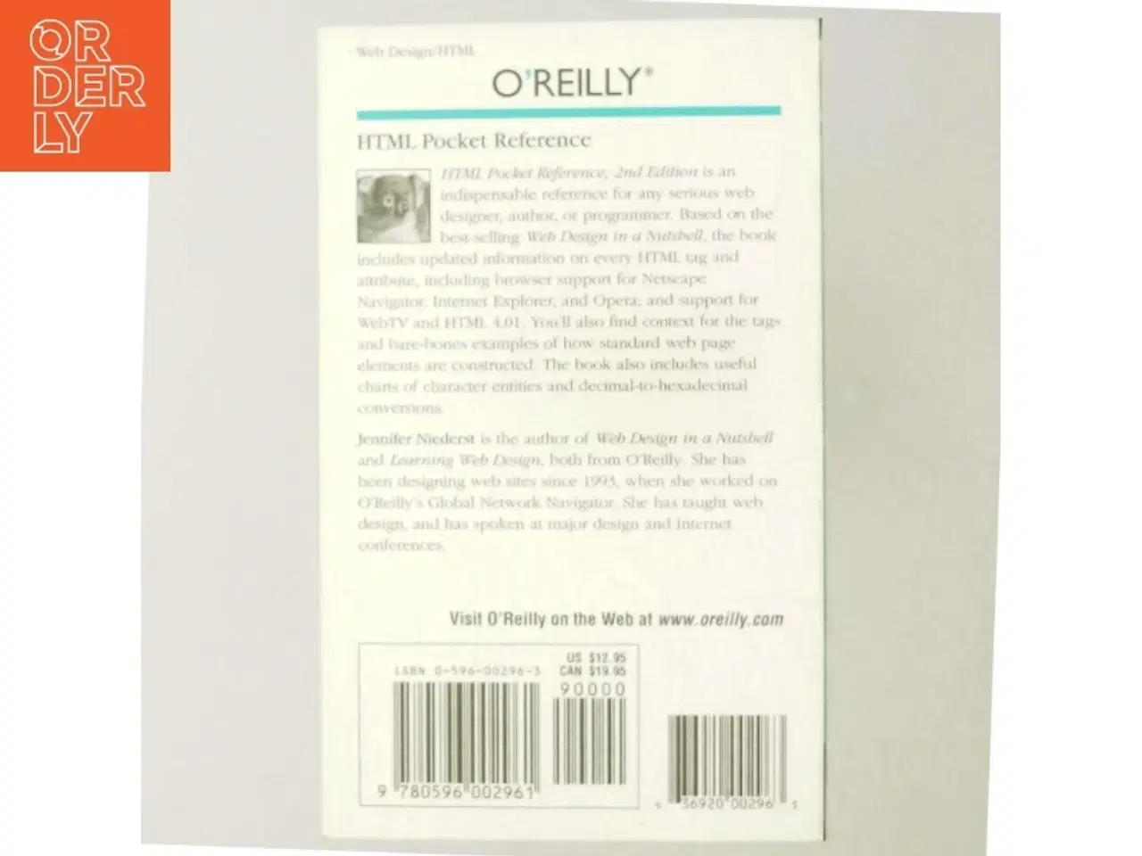 Billede 3 - HTML Pocket Reference af Jennifer Niederst Robbins, Jennifer Niederst (Bog)