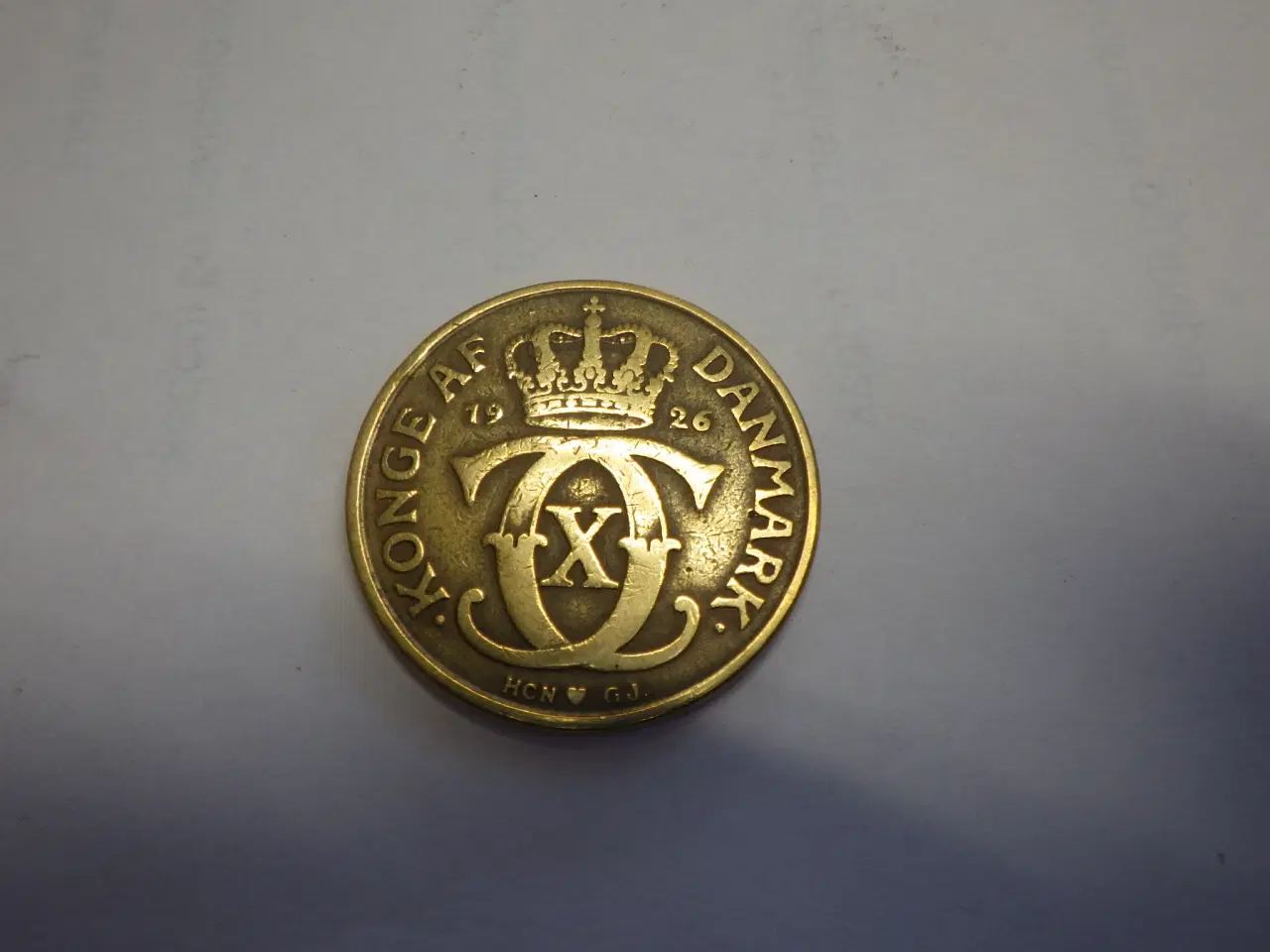 Billede 1 - Dansk 2 krone årgang 1926 Christian X