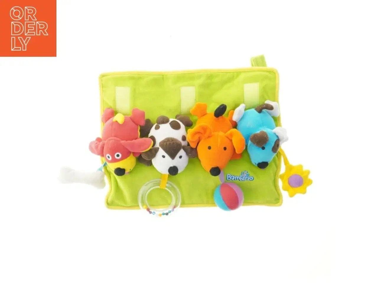 Billede 1 - Bambino aktivitetspude med hundemotiver fra Bambino (str. 25x32 cm)