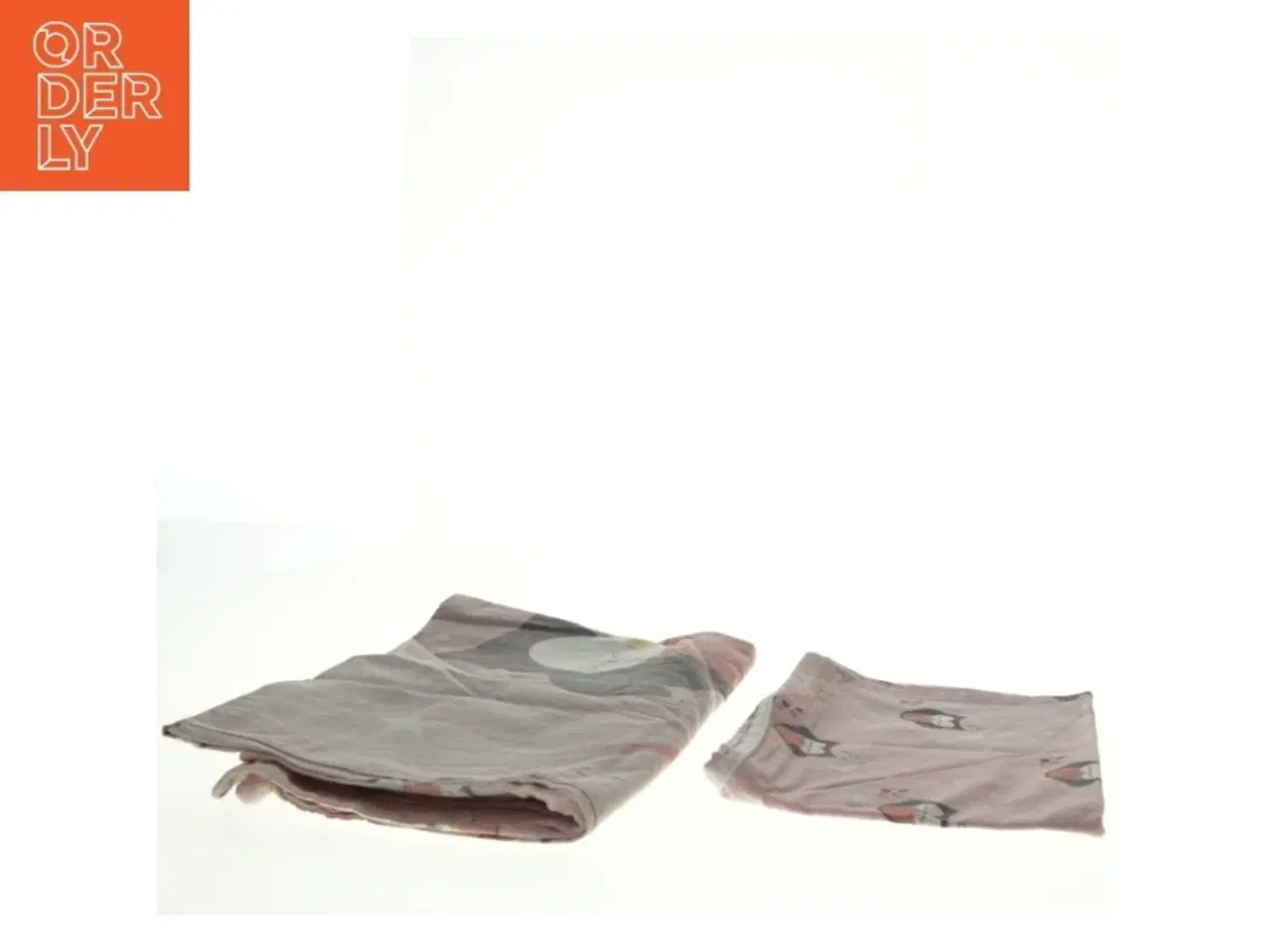 Billede 4 - Sovesæt med uglemotiv (str. 94 x 62 cm 44 x 40 cm)