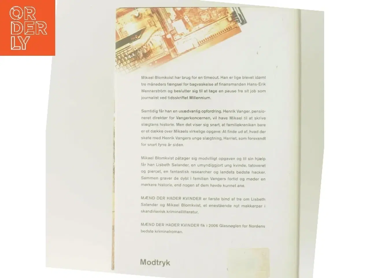 Billede 3 - Mænd der hader kvinder af Stieg Larsson (Bog)