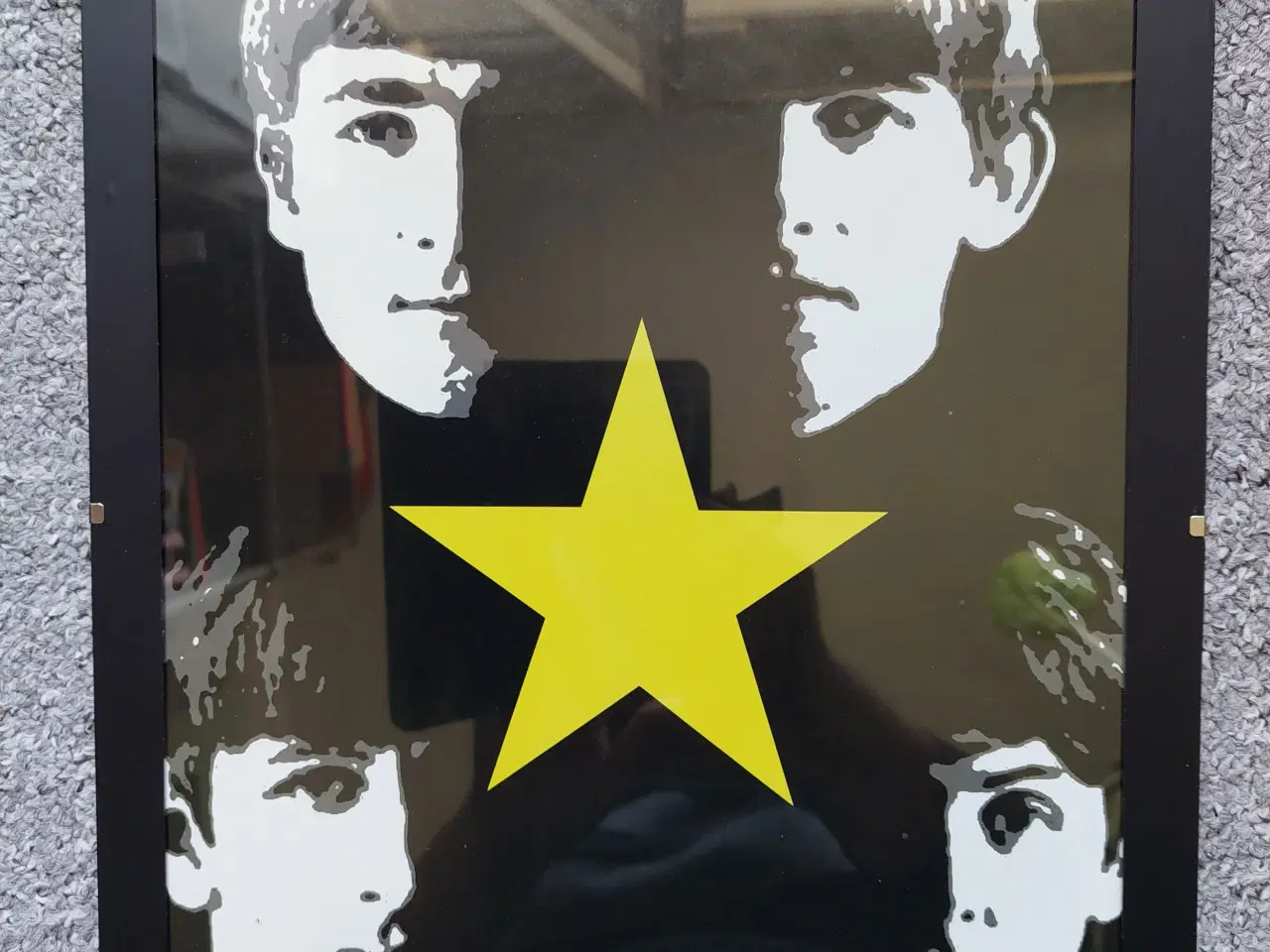 Billede 1 - billede/glas, motiv: The Beatles