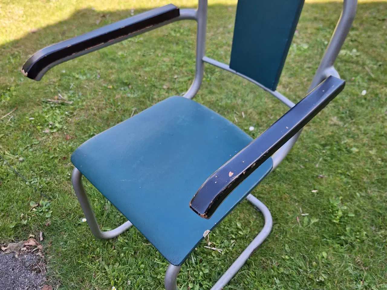 Billede 1 - Barberstol - antik 
