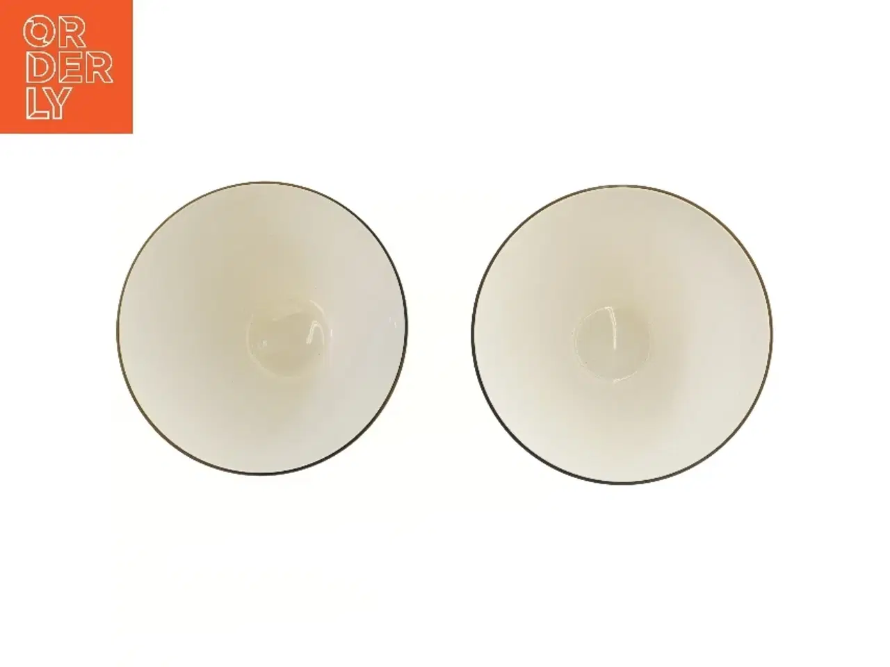 Billede 2 - Dekorative skåle fra Holmegaard (str. Ø 24,5x15 cm)