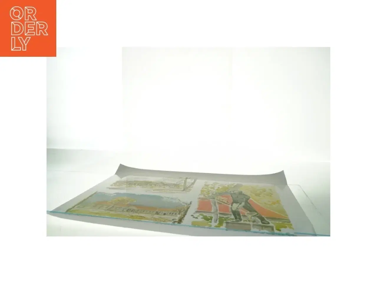 Billede 2 - Vandfarvet plakat (str. 62x45 cm) ( 1 )