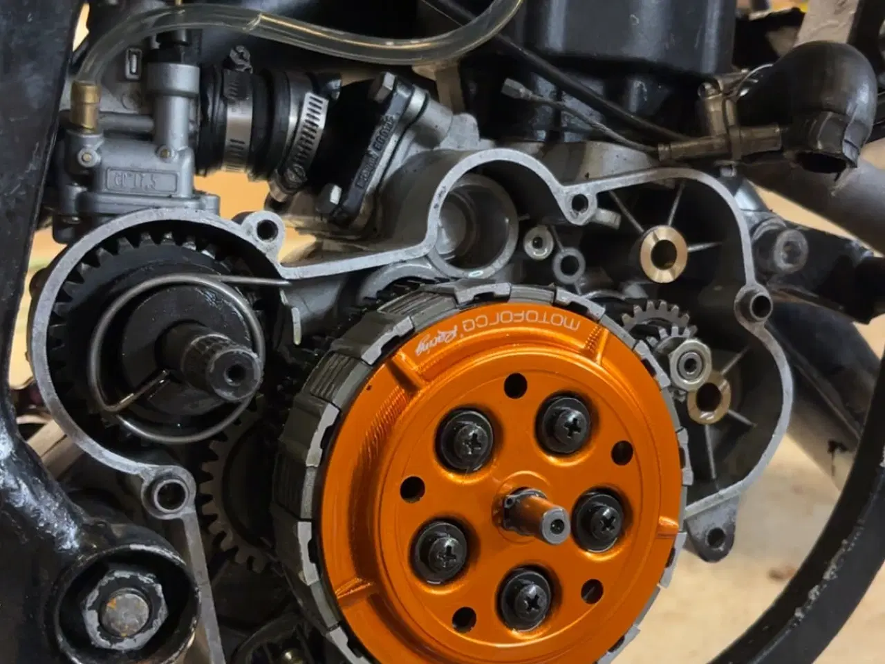 Billede 1 - Søger motor med det hele samlet