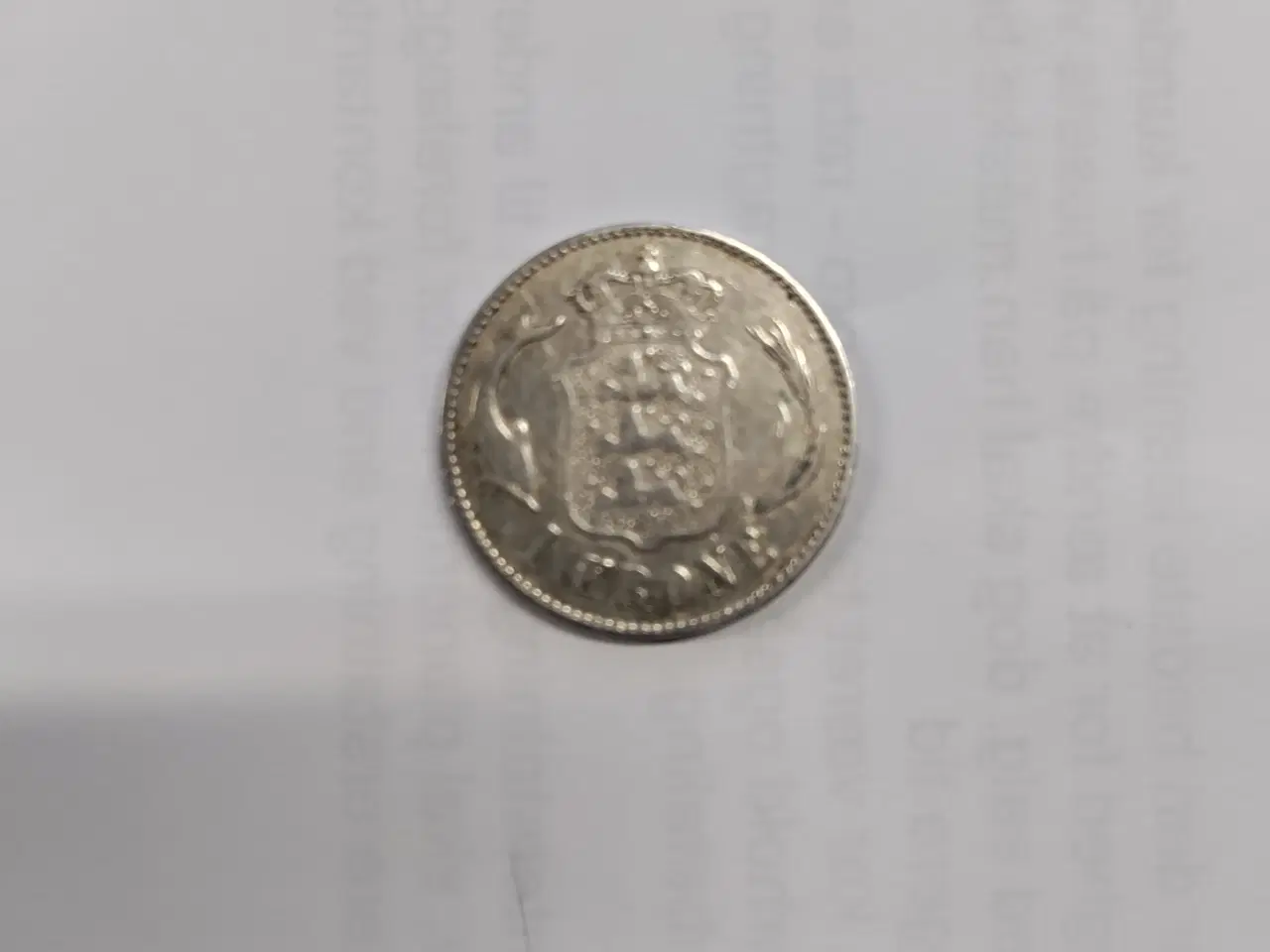 Billede 3 - Danmark 1 krone sølvmønt 1898