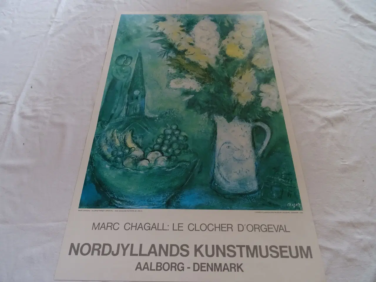 Billede 4 - March Chagall 2 stk >Klokketårnet + Viol