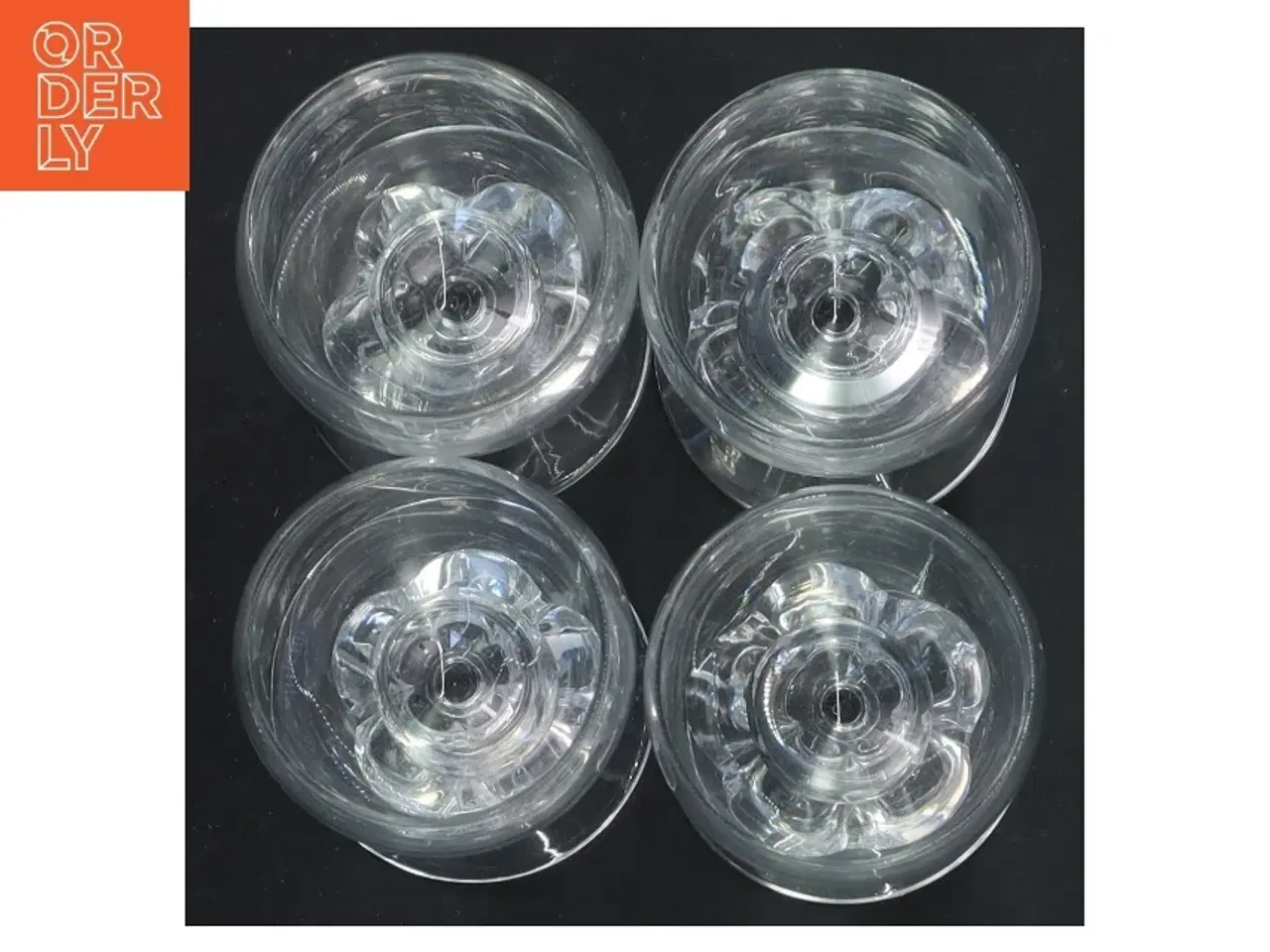 Billede 2 - Sæt af 4 glas fra Holmegaard (str. Ø 5x9,5 cm)