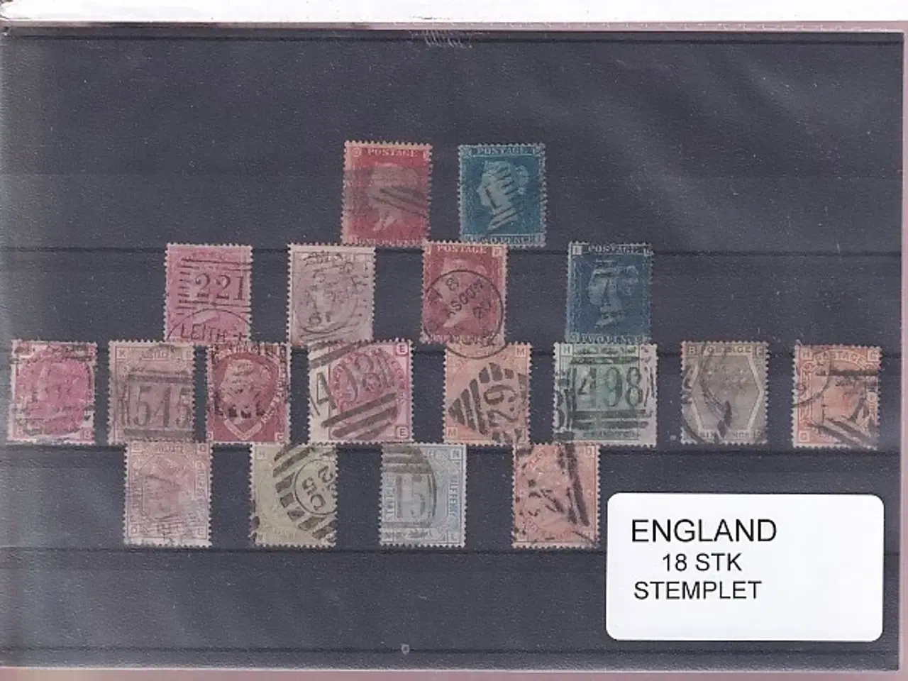 Billede 1 - England - 18 Stk. -  Stemplet