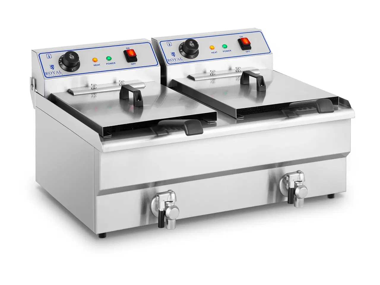 Billede 1 - Frituregryde 2x 16 Liter – med Afløbshaner