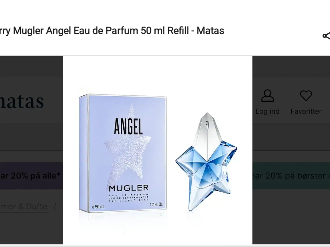 Billede 1 - Parafume Angel fra mugler