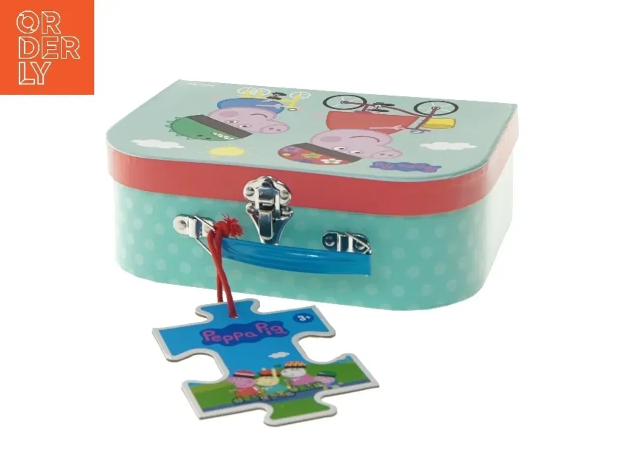 Billede 2 - Peppa Pig puslespil med kuffert fra Peppa Pig (str. 24 brikker cm)