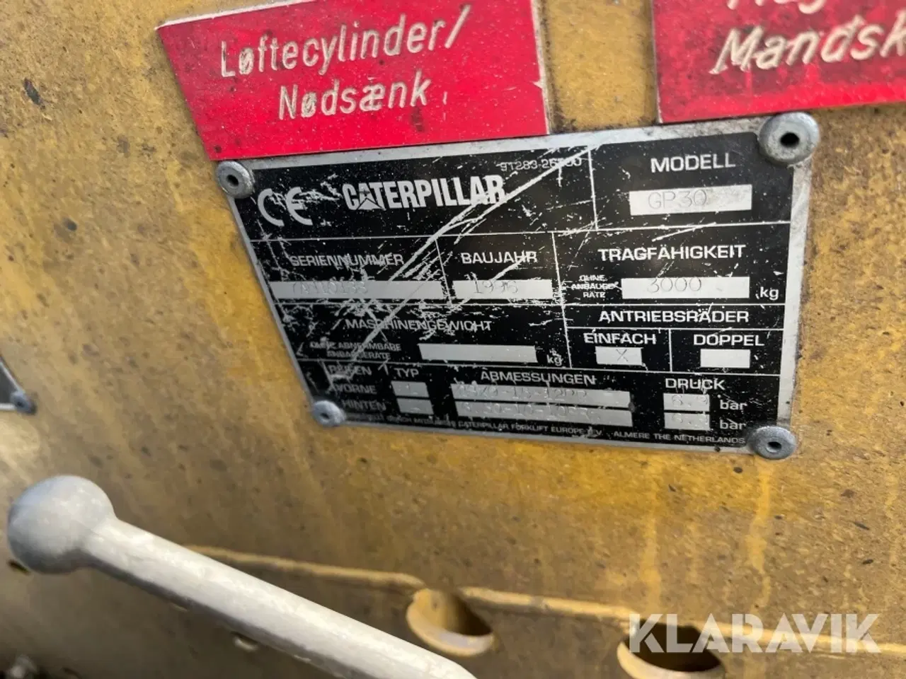 Billede 10 - Gaffeltruck Caterpillar GP30