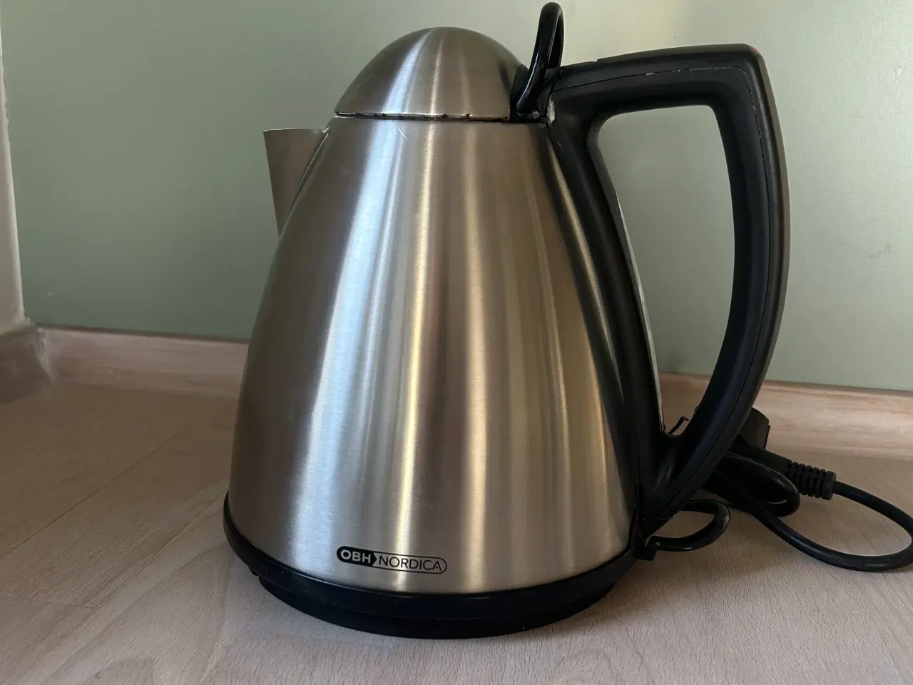 Billede 1 - OBH Nordica Deluxe Elkedel i børstet stål.
