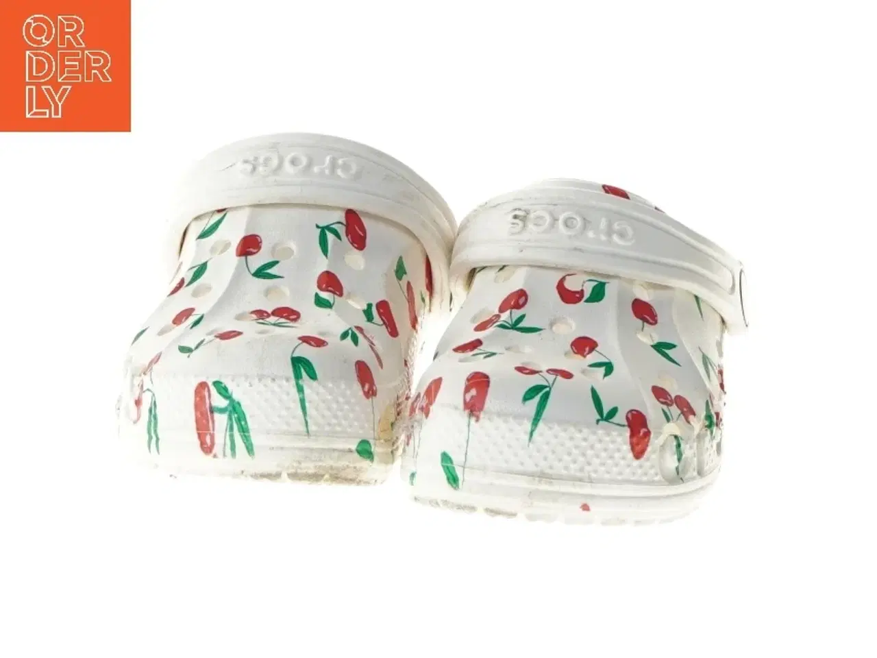 Billede 4 - Crocs til børn med kirsebærprint fra Crocs (str. længde 19 )