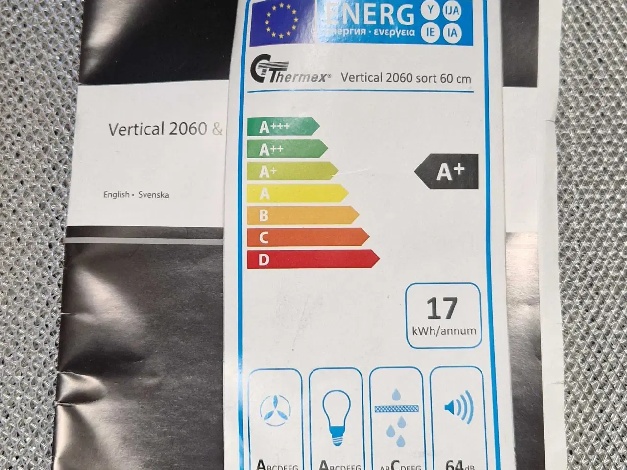 Billede 4 - Emhætte - Thermex Vertical 2060/60cm.