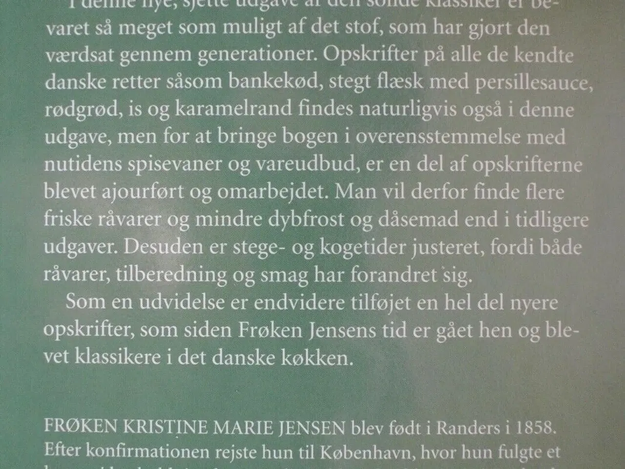 Billede 3 - frøken jensens kogebog, emne: mad og vin