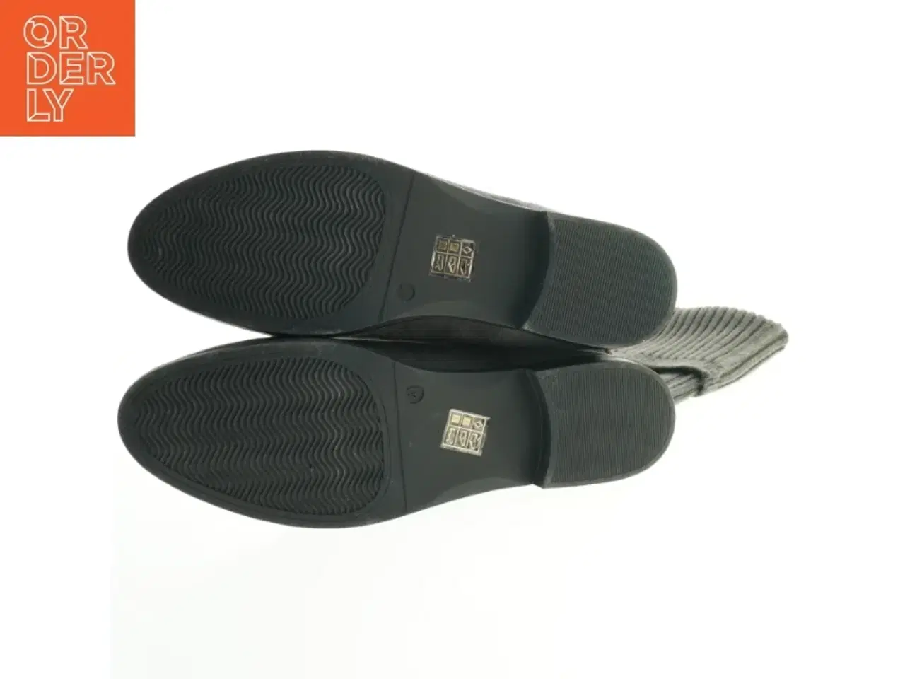 Billede 2 - Grå støvler med strik (str. 41 )