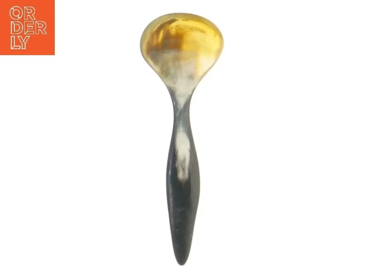 Billede 1 - Dekorativ ske (str. 13,5 cm)lavet af horn