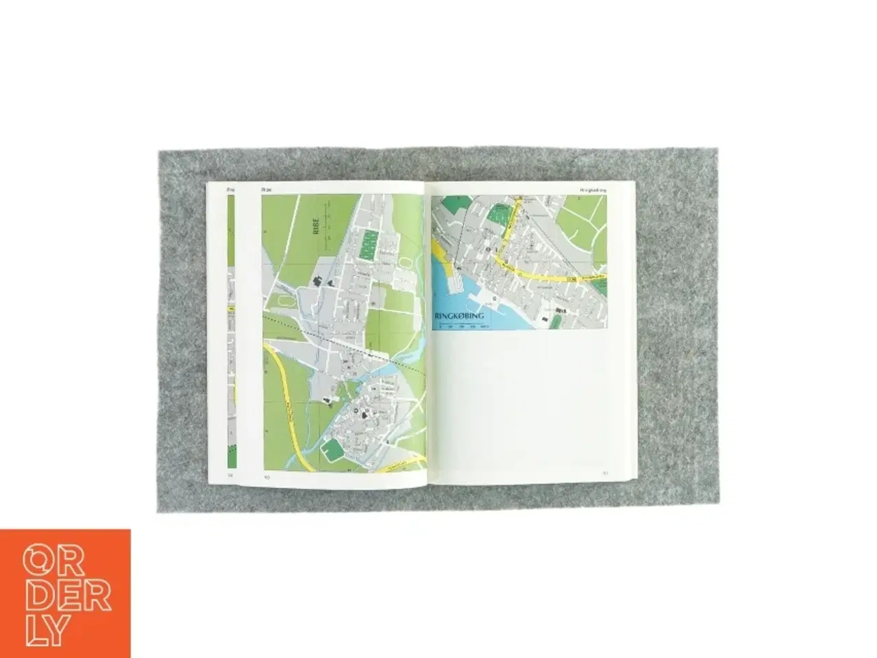 Billede 3 - Citykort over danske provinsbyer fra Lademanns (Bog)