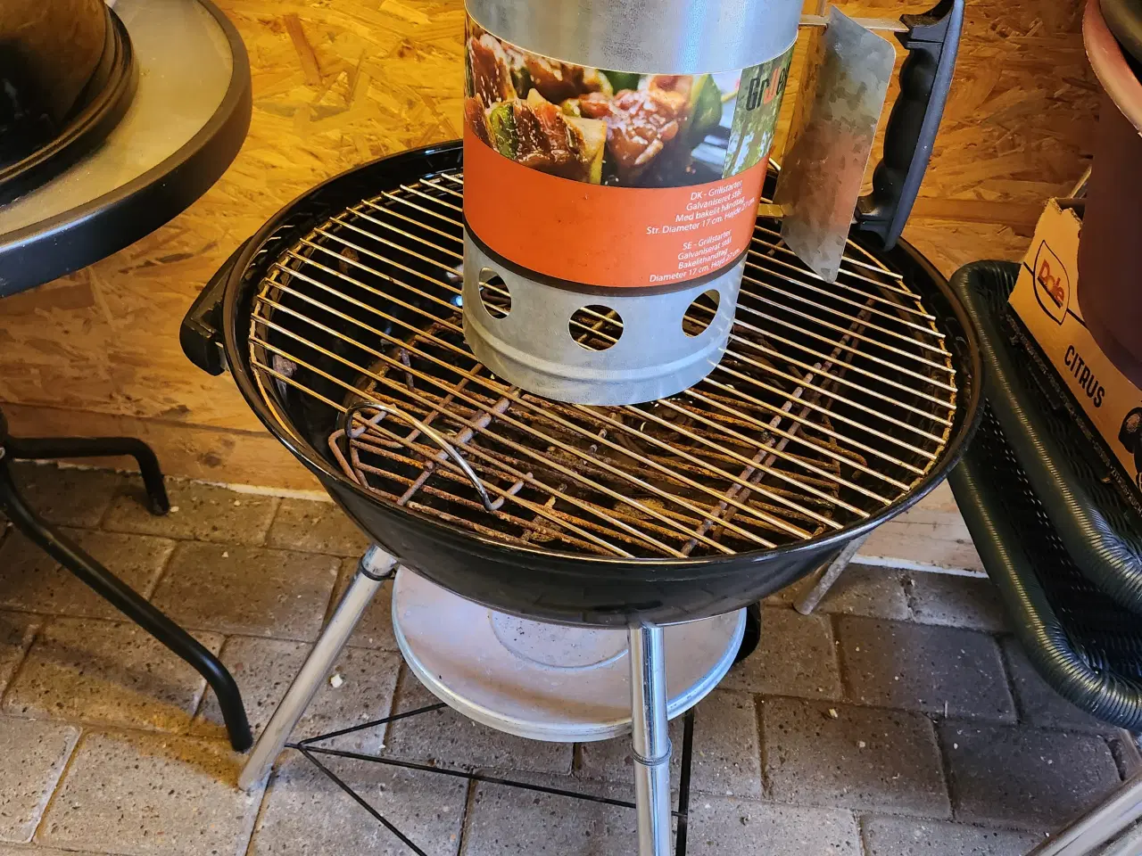 Billede 5 - Weber kugle grill med grill starter 