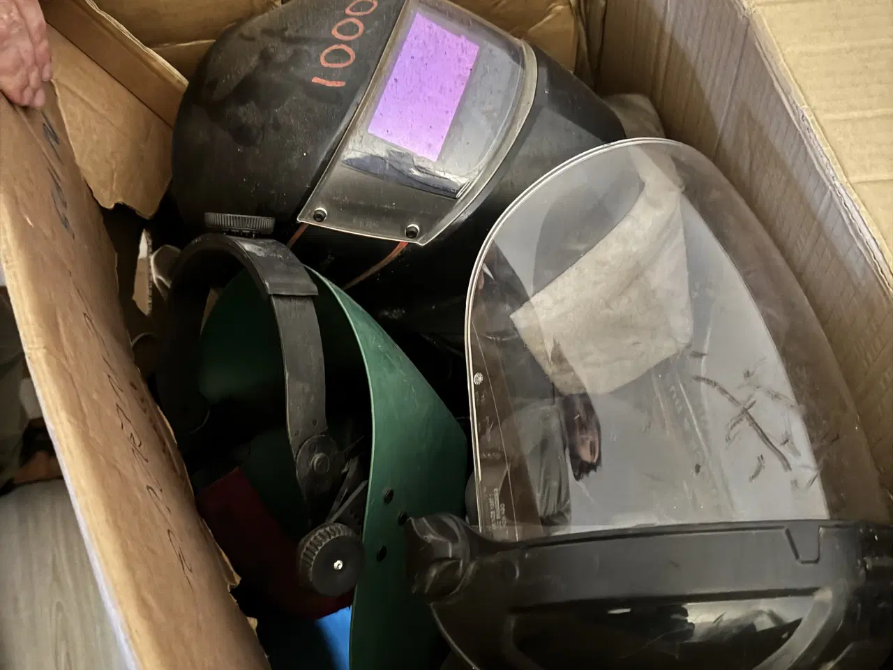 Billede 1 - Ansigtsskærme og visirer til arbejde og værksted